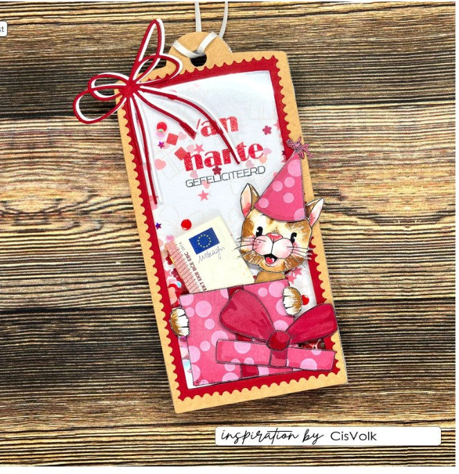 Vaessen Creative • Clear Stamps Odey's Birthday Party 1 10st. (CAR0205) *