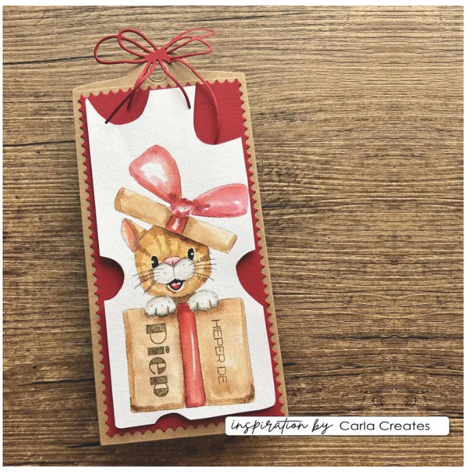 Vaessen Creative • Clear Stamps Odey's Birthday Party 1 10st. (CAR0205) *