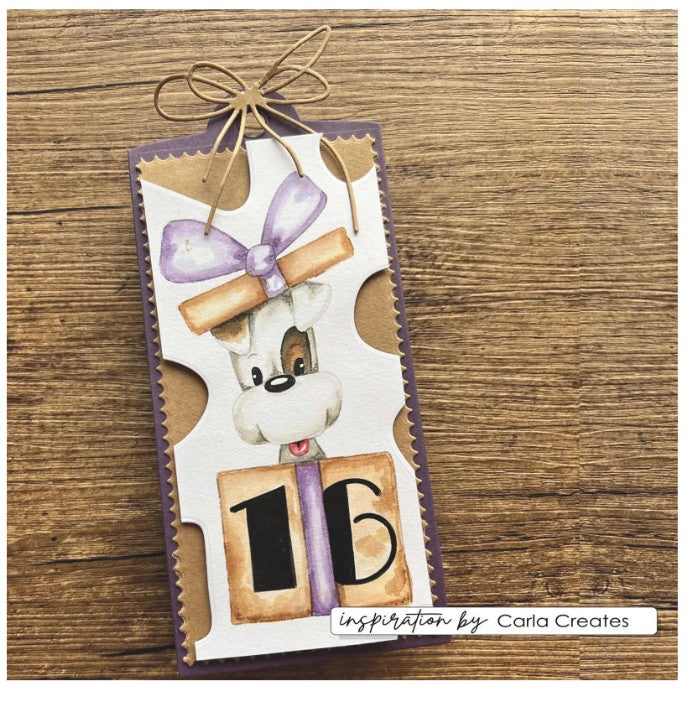 Vaessen Creative • Clear Stamps Odey's Birthday Party 1 10st. (CAR0205) *