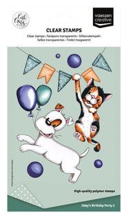Vaessen Creative • Clear Stamps Odey's Birthday Party 2 12st. (CAR0206) *