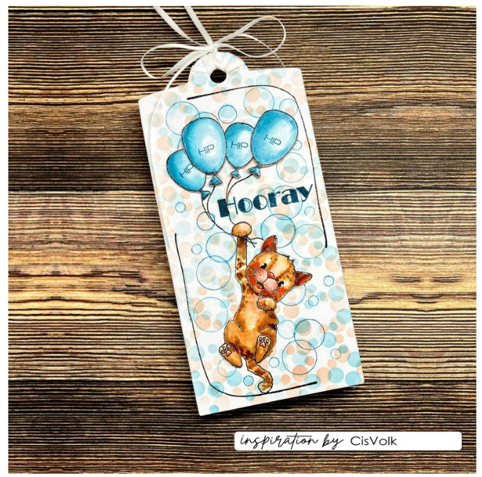 Vaessen Creative • Clear Stamps Odey's Birthday Party 2 12st. (CAR0206) *