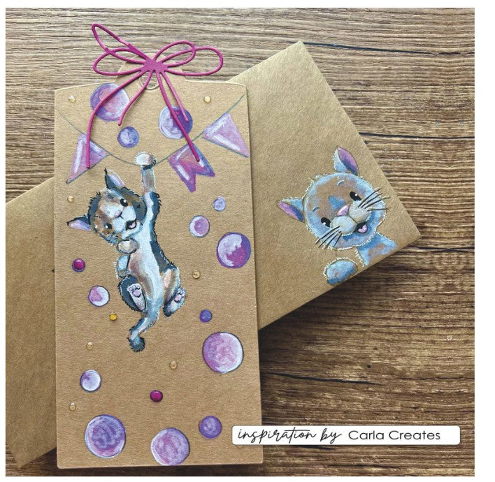Vaessen Creative • Clear Stamps Odey's Birthday Party 2 12st. (CAR0206) *