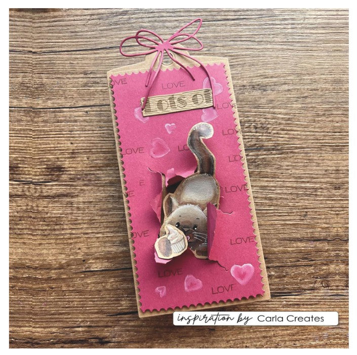 Vaessen Creative • Clear Stamps Odey's Birthday Party 3 10st. (CAR0207) *