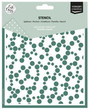 Vaessen Creative • Stencil Random Rounds 15x15cm (CAR0209) *