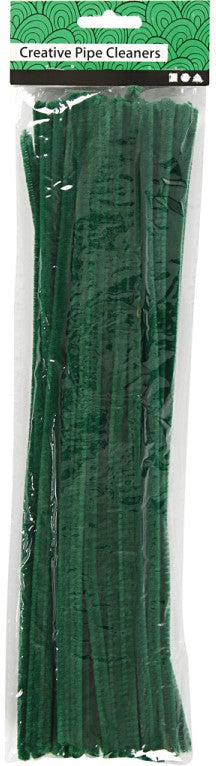 CC Chenilledraad 6 mm Donkergroen 50 stuks (52092)