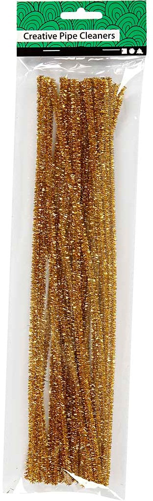 CC Chenilledraad Goud 6 mm 24 stuks (51630)