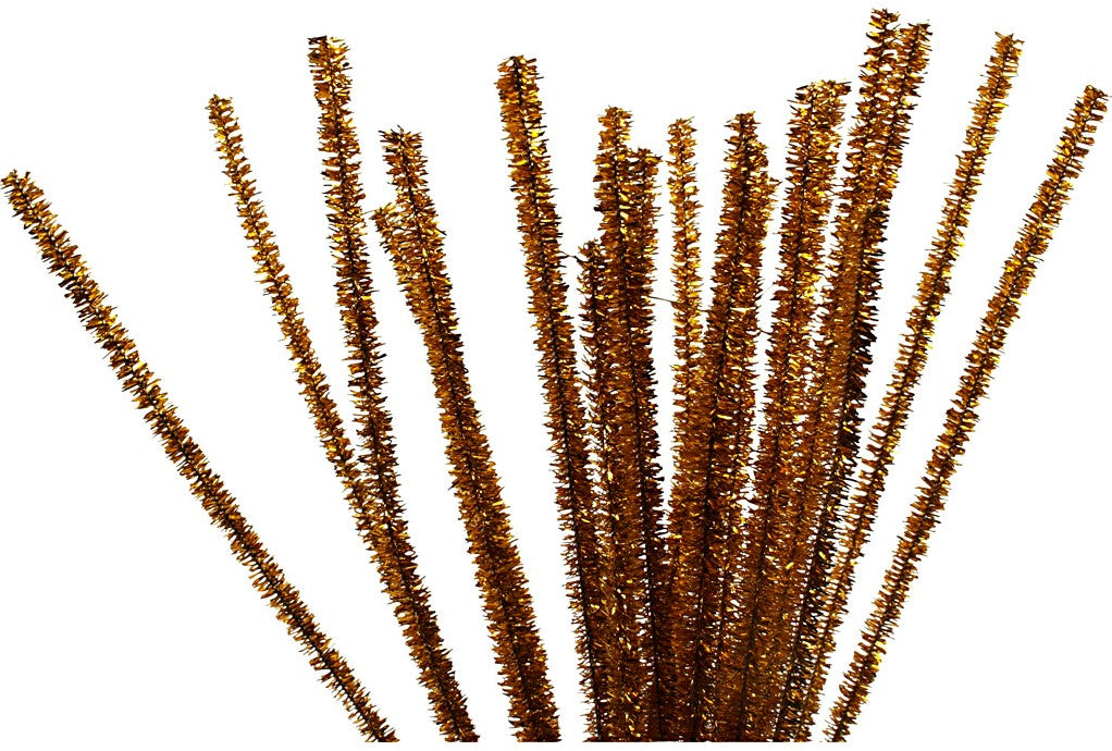 CC Chenilledraad Goud 6 mm 24 stuks (51630)