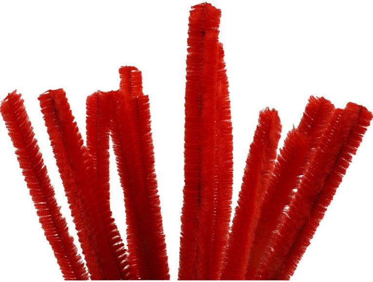 CC Chenilledraad Rood 15mm 15 stuks (51623)