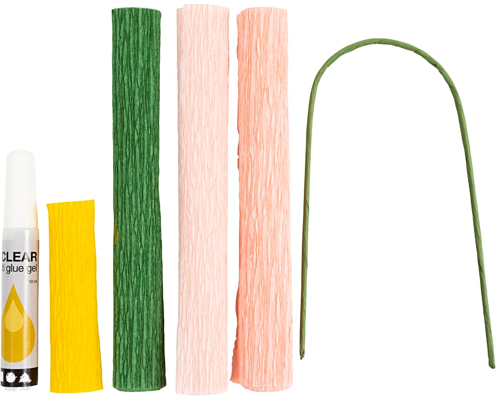 CC Creatieve Mini Hobbyset Crêpepapier Bloemen Anjers (977473)