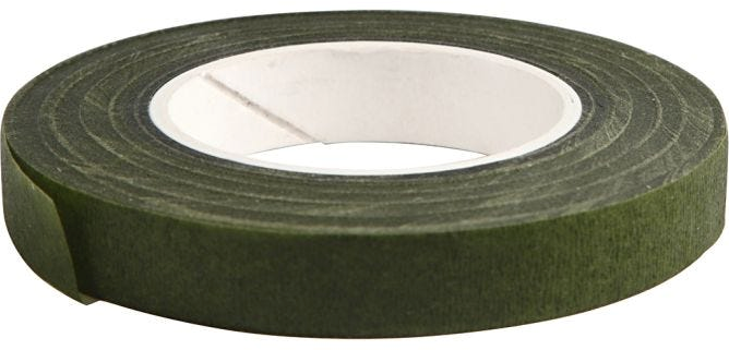 CC Floral Tape 12mm × 27 m Donkergroen (25207)