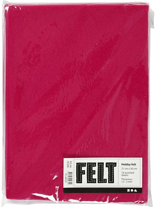 Vilt - Cerise - A4 1st. (45506)