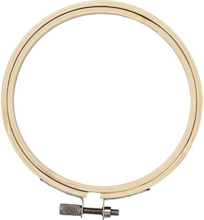 CC Houten Borduurring 15 cm (41249)