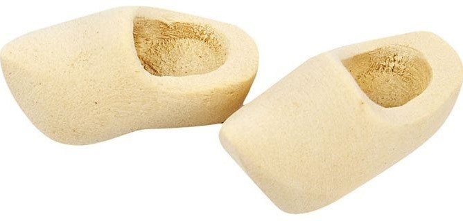 CC Houten Klompen l: 30 mm 2 stuks (561033)