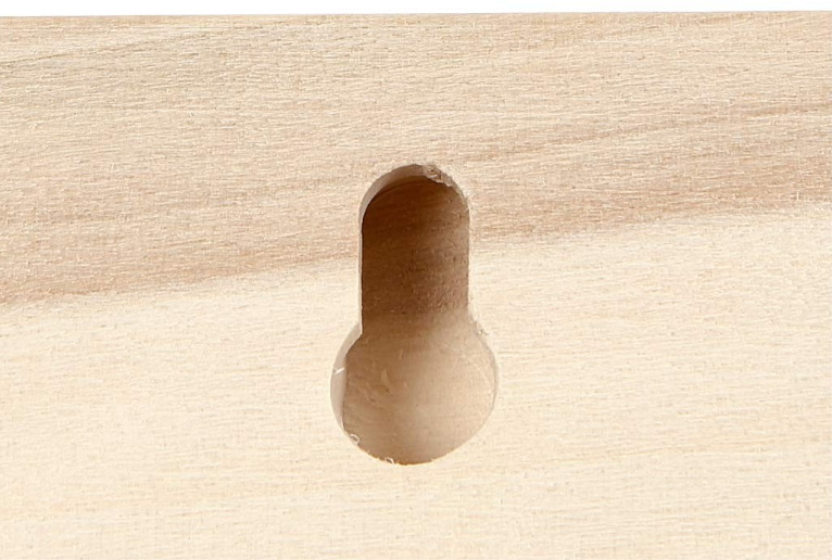 CC Houten Schild Naambord 10x30 cm per stuk (59224)