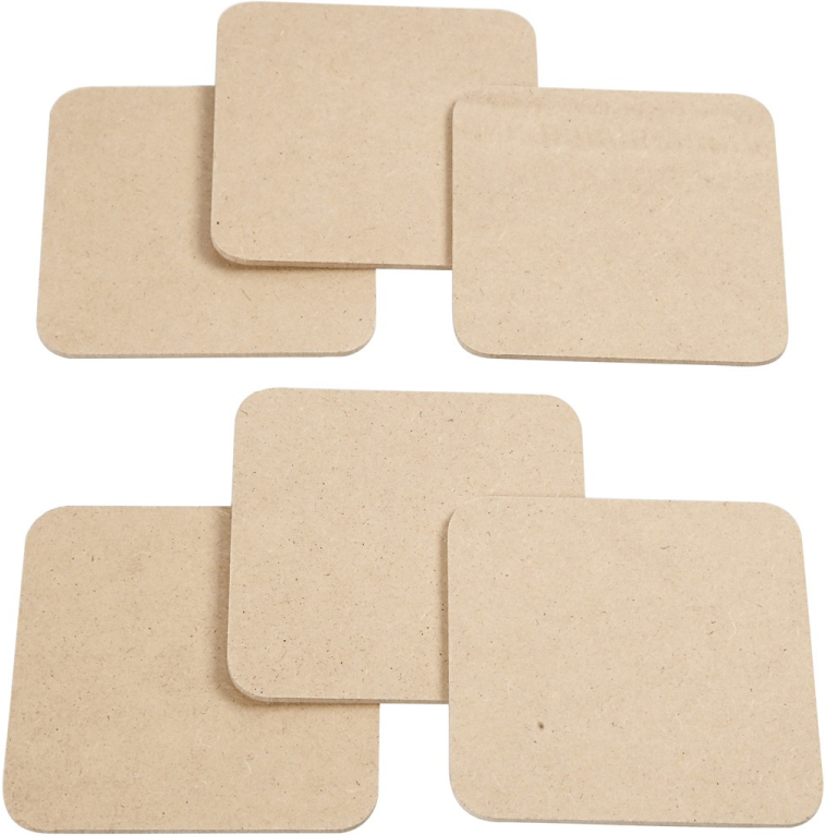 CC MDF Onderzetters 10x10 cm 50 stuks (55761)