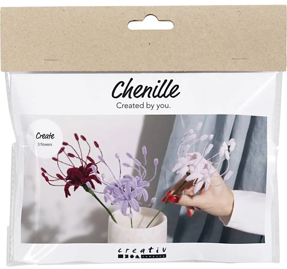 CC Mini hobbyset Bloemen van Chenilledraad (977759)