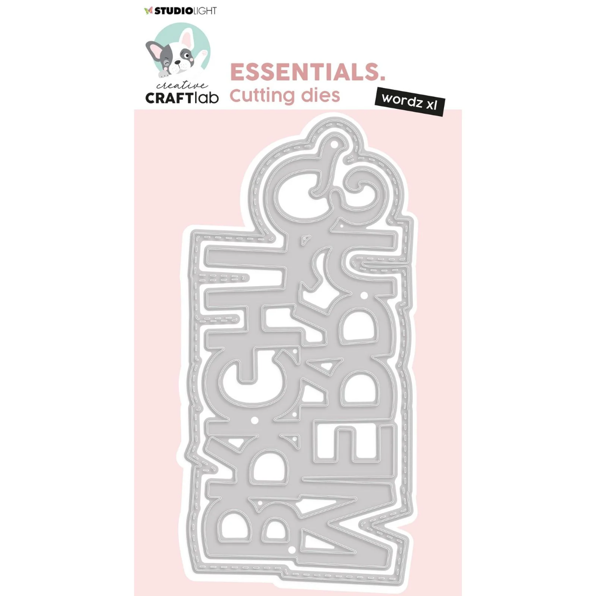 Creative Craftlab • Essentials Cutting Die Wordz XL Merry and Bright - CD687*