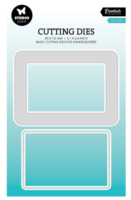 Studio Light • Essentials Cutting Die Gift Card Blister Die (SL-ES-CD1001) *