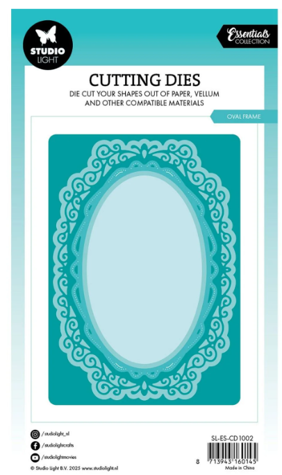 Studio Light • Essentials Cutting Die Oval Frame (SL-ES-CD1002) *