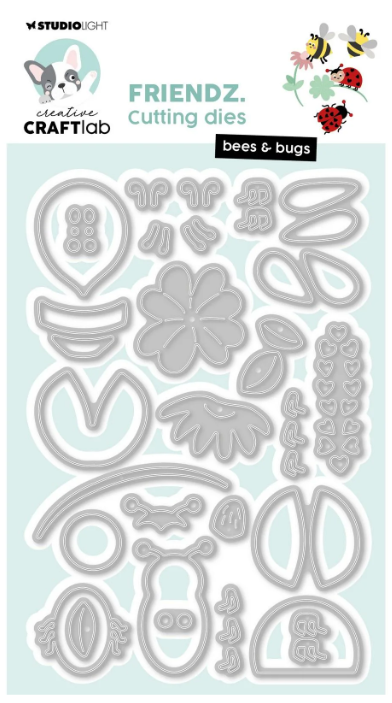 Creative Craftlab • Friendz Cutting Die Bees & Bugs (CCL-FR-CD1009) *