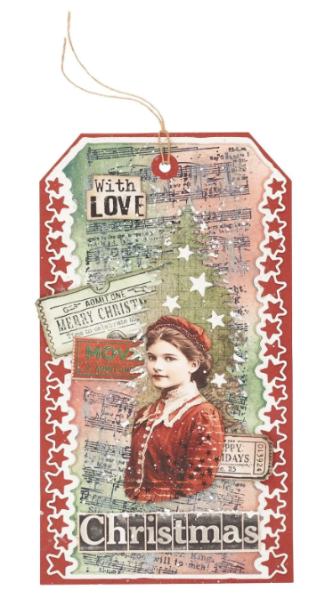 Studio Light • Grunge Collection Cutting Die Star Label (SL-GR-CD1014) *