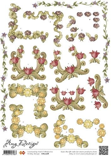 3D Knipvel - Amy Design - Regular art nouveau