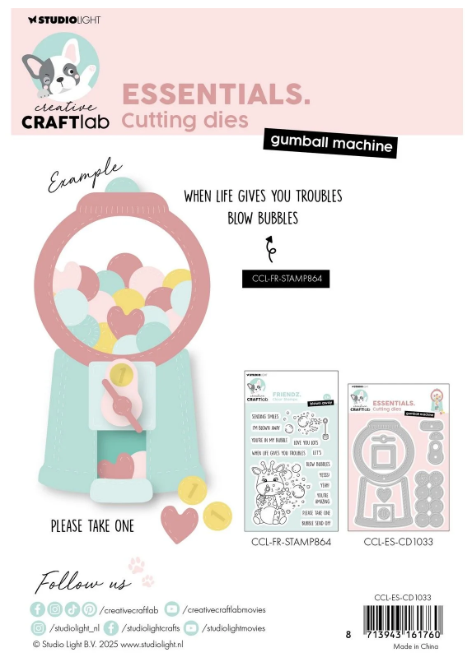 Creative Craftlab • Essentials Cutting Die Gumball Machine (CCL-ES-CD1033) *