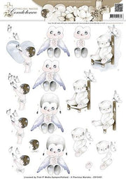 3D Knipvel - Precious Marieke - Condoleance - Heartfelt Color