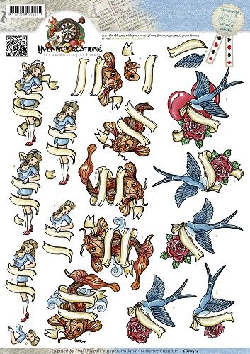 3D Knipvel - Yvonne Creations - Tatoeages