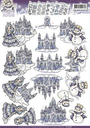3D Knipvel - Yvonne Creations - Magical Winter - Ice Castles