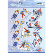 3D Knipvel - Jeanine's Art - Wintersports - Biathlon