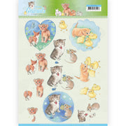 3D Knipvel - Jeanine's Art - Young Animals - Kittens