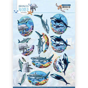 3D Knipvel - Amy Design - Underwater World - Big Ocean Animals
