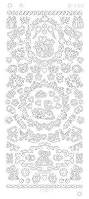 Various ornaments Platinum - Zilver