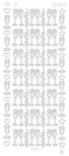 Champain Glasses S  - Zilver