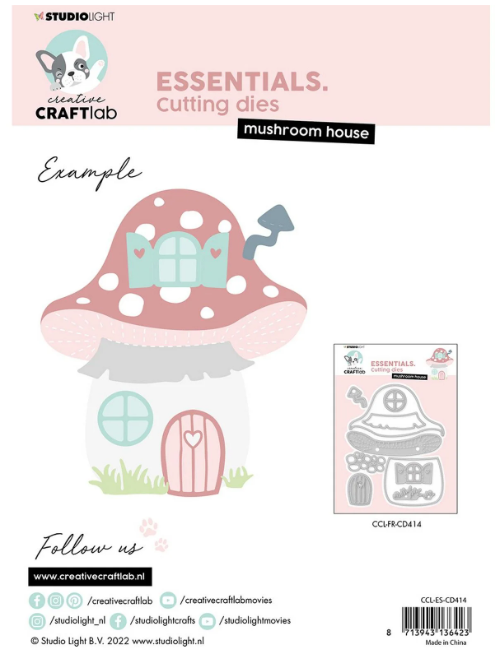 Creative Craftlab • Essentials Cutting Die Mushroom House (CCL-ES-CD414)