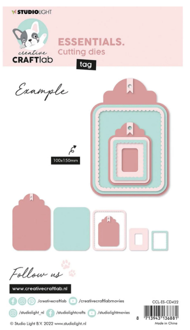 Creative Craftlab • Essentials Cutting Die Tag Set (CCL-ES-CD422) *