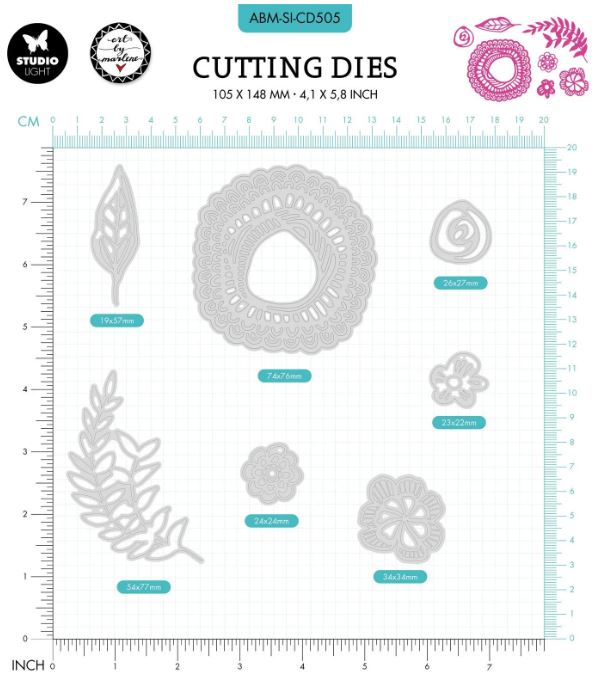 Studio Light • Signature Collection Cutting Die Floral-Fun (ABM-SI-CD505) *