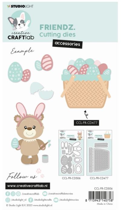 Creative Craftlab • Friendz Cutting Die Easter Accessoires (CCL-FR-CD506) *
