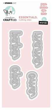 Creative Craftlab • Essentials Cutting Die Wordz Family (Nl) (CCL-ES-CD542) *