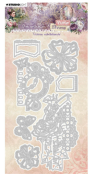 Studio Light • Victorian Dreams Cutting Die Victorian Embellishments - CD782*