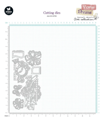 Studio Light • Victorian Dreams Cutting Die Victorian Embellishments - CD782*