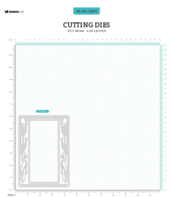 Studio Light • Nature's Dream 2 Cutting Die A6 Cardshape - CD889*