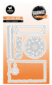 Studio Light • Grunge Collection Cutting Die Extra elements - CD899*