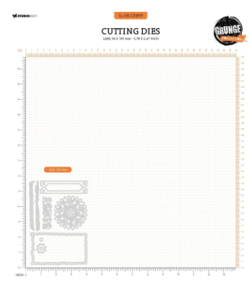 Studio Light • Grunge Collection Cutting Die Extra elements - CD899*