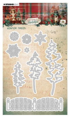 Studio Light • Festive Nostalgia Cutting Die Winter Trees - CD905*