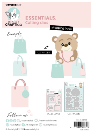 Creative Craftlab • Essentials Cutting Die Shopping Bags - CD908*