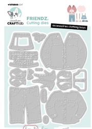 Creative Craftlab • Friendz Cutting Die Accessoires Clothing Boys - CD911*