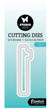 Studio Light • Essentials Cutting Die Number 1 - CD918*