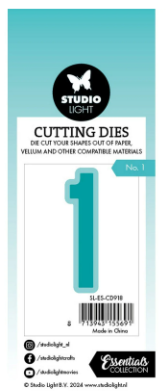 Studio Light • Essentials Cutting Die Number 1 - CD918*